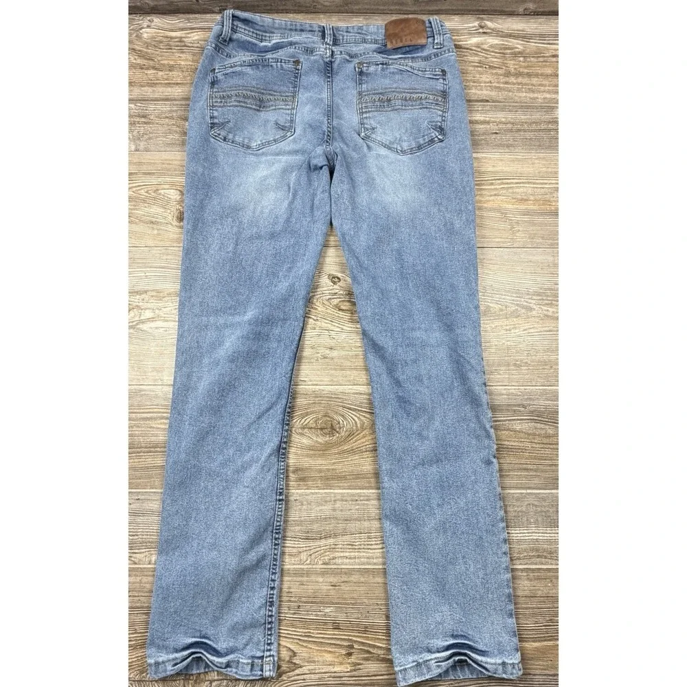 Artful Rebel Jeans Mens‎ 34x32 Light Wash Slim Straight Denim 5 Pocket Zip Fly